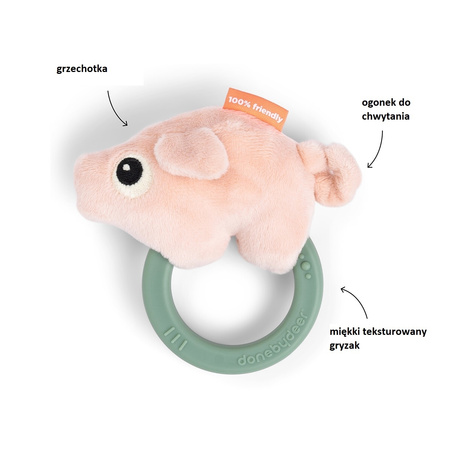 Done by Deer Grzechotka z Gryzakiem Świnka Pigee