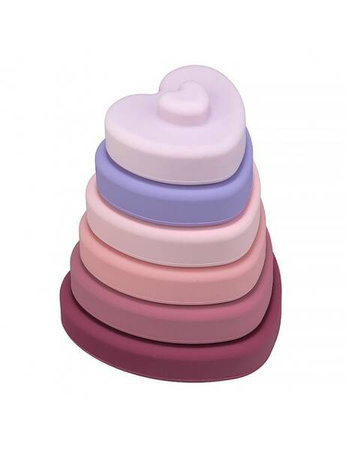 Baby in World Wieża Silikonowa Serca Dusky Lilac