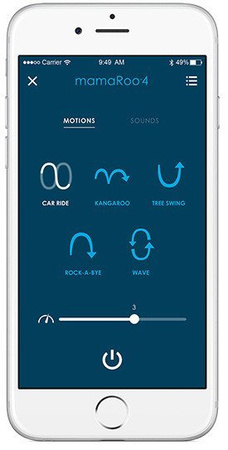 4moms mamaRoo 4 Fotelik/Bujaczek Classic black