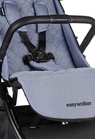 Easywalker Jackey Kompaktowy Wózek Spacerowy z Torbą Transportową Pebble Grey