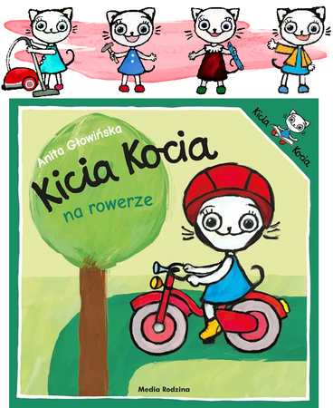 Media Rodzina Książeczka Kicia Kocia na Rowerze