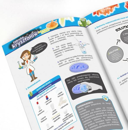 Trefl Fabryka Kryształów Świecących w Ciemności 61103