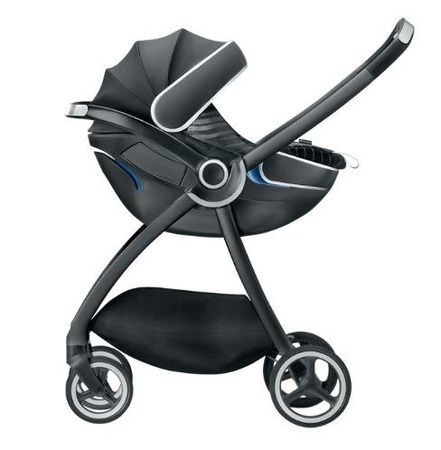 Cybex GB Maris 2 wózek głęboko-spacerowy + fotelik + baza 4w1 Satin Black