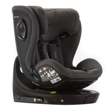 Adamex Rev Pro Fotelik Samochodowy 0-36kg 40 – 150 cm Grey