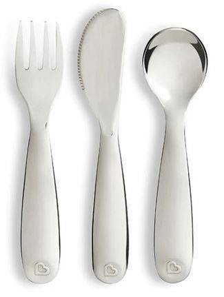 Munchkin Zestaw Upominkowy z Talerzykiem i Sztućcami Ze Stali Nierdzewnej