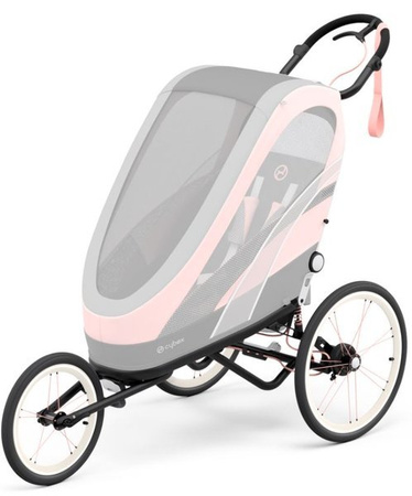 Cybex Zeno Siedzisko Przyczepki Do Biegania Do Roweru Cybex Sports Silver Pink