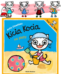 Media Rodzina Książeczka Kicia Kocia na Plaży
