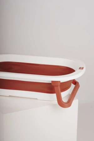Babyhood BH-323P Składana Wanienka Dziecięca Comfort Czerwona