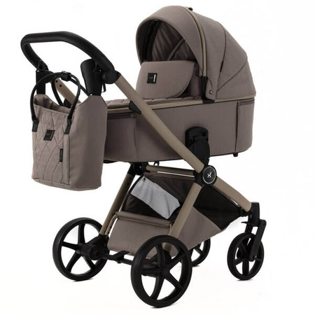 Adamex Alfa Natura Wózek Głęboko-Spacerowy Cappuccino