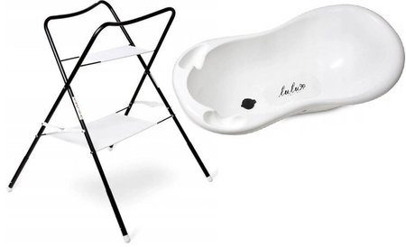Maltex Lulu Zestaw Stojak Stelaż Pod Wanienkę Dziecięcą 100 Cm + Wanienka 100 cm