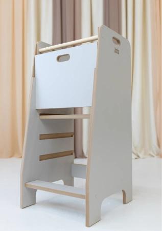 Baby Wood Kitchen Helper Comfort Kaszmirowy