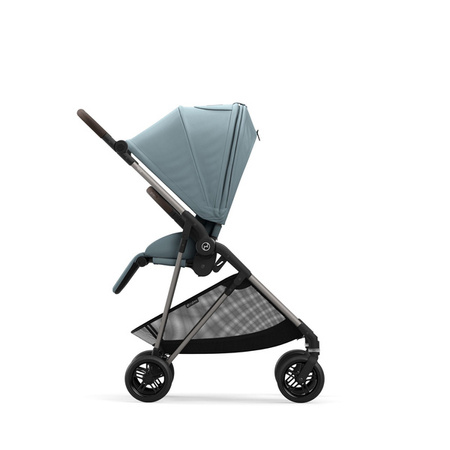 Cybex Melio Wózek Głęboko-Spacerowy Stormy Blue + Cloud G I-Size