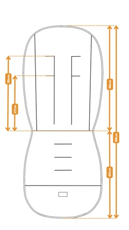 Simple Wool Medium Merry+ Wkładka Termoaktywna Antypotowa Do Wózka Rycerze