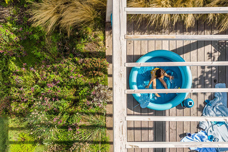 Quut Dmuchany basen duży Ø 120 cm Dippy Ocean