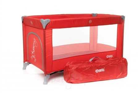 PlusBaby Łóżeczko Turystyczne Czerwone