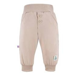 Eevi Pearfect Spodnie Dziecięce z Guziczkami Beżowe 104