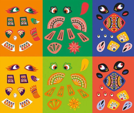 Janod Zestaw Kreatywny Przestrzenne Kartki Pop-Up 3D Zwierzęta 6+