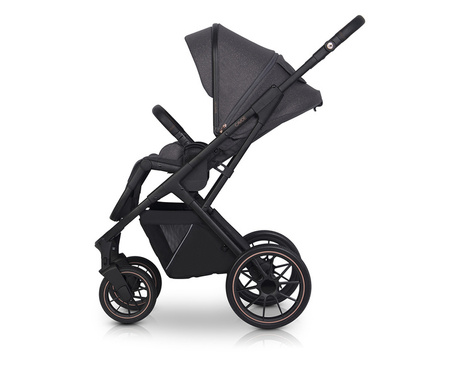 Cavoe Axo Shine Wózek Głęboko-Spacerowy 2w1 + Torba + Adaptery French Grey