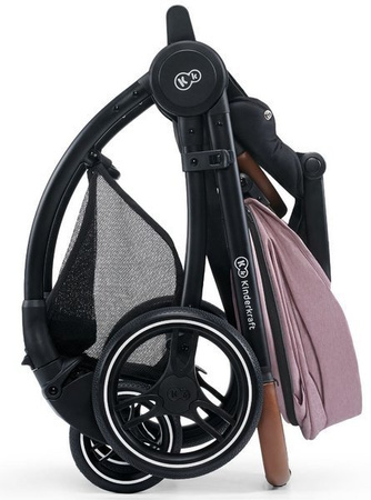 Kinderkraft Evolution Wózek Spacerowy + Cocoon mauvelous pink