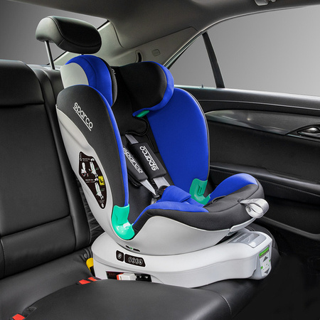 Sparco SK6000i Isofix Fotelik Samochodowy 9-25kg Czarno-Czerwony
