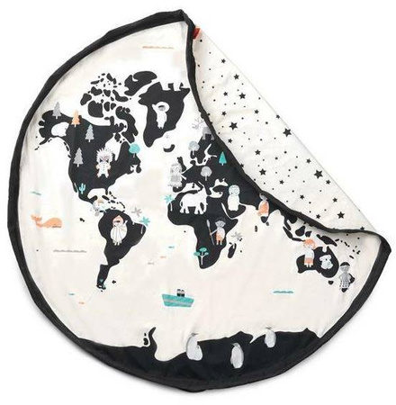 Play&Go Worek Na Zabawki Mata Edukacyjna Mapa Świata/Gwiazki