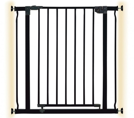 Dreambaby Bramka Bezpieczeństwa Dla Dzieci Liberty - Czarna Wysokość 76cm