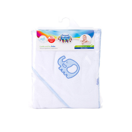 Canpol Babies Okrycie Kąpielowe Dla Niemowląt z Kapturkiem 80x95cm 26/300Mix