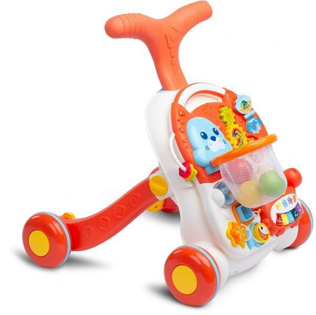 Toyz Caretero Pchacz Stolik Edukacyjny 2w1 Spark Orange