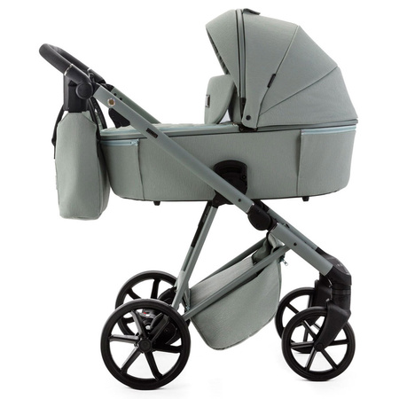 Adamex Delta Natura 4 Wózek Głęboko-Spacerowy Mint