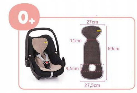 Aeromoov Wkładka Antypotowa do Fotelika 0-13 kg Flowers