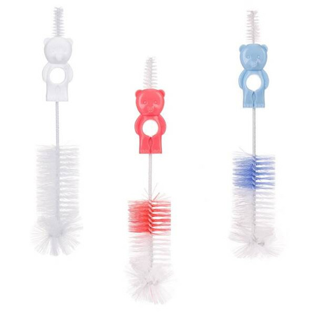 Canpol Bebies Szczotka Do Butelek i Smoczków Mix Kolorów