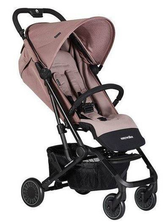 Easywalker Buggy XS Wózek spacerowy z osłonką przeciwdeszczową kolekcja 2019 Desert Pink