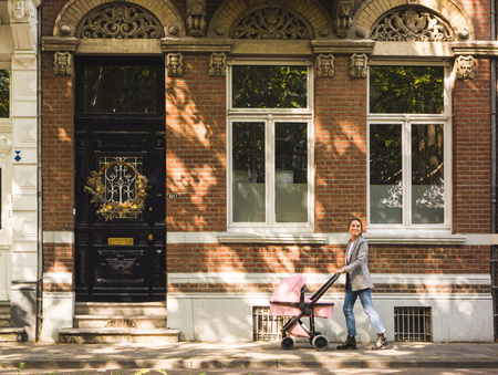 Greentom Wózek Carrycot Black-Blossom