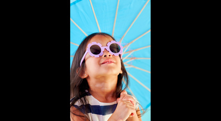 Babiators Flower Polaryzacja Lavender Mirrored Lens P-FWR503-S Rozmiar 0-2+ Irresistible Iris