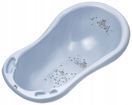 Maltex Wanna 84cm z korkiem Wieloryb Satynowy Błękit