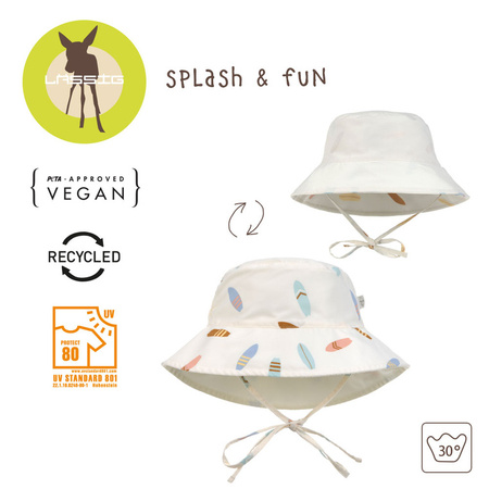 Lassig Kapelusz z filtrem UV80 Splash & Fun Deski surfingowe sea salt, rozm. 50/51
