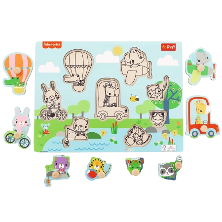 Fisher Price Puzzle Medium 8 el