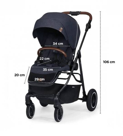 Kinderkraft All Road Wózek Spacerowy Nature Vibes Green