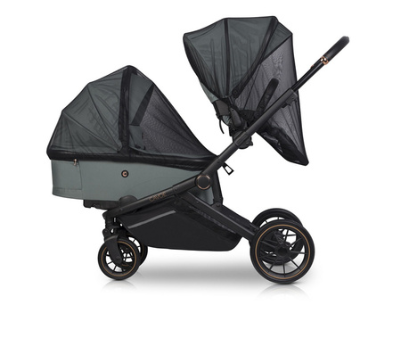 Cavoe Avec 2024 Wózek Spacerowy Bliźniaczy Boho Green