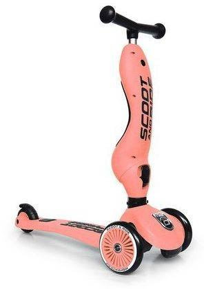 Scootandride Highwaykick 1 2w1 Jeździk i Hulajnoga 1-5 Lat + Plecak Peach