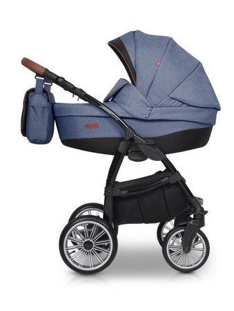 Euro-Cart Passo Pro Wózek Głęboko-Spacerowy 2w1 Denim 03