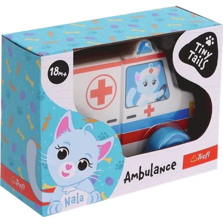 Trefl Zabawka Drewniana Magnetic Vehicle Ambulance