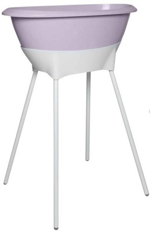 Luma Zestaw Kąpielowy 8 Elementów Wanienka i Akcesoria Speckles Lila