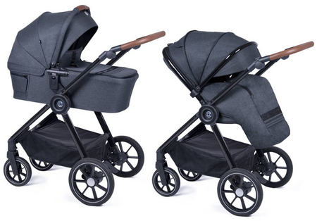 Zokky Ozz Wózek Głęboko-Spacerowy 2w1 Graphit