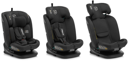 Sesttino Oktagon Pro Fotelik Samochodowy Black 0-36 kg