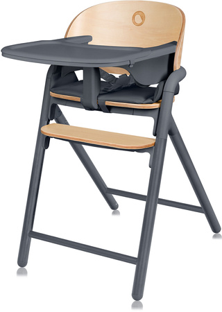 Lionelo Celia - krzesełko do karmienia rosnące z dzieckiem | Grey Wood