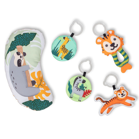 Kinderkraft Baby Tiger Mata Edukacyjna Tropicana