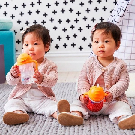 B.Box Innowacyjny Bidon Ze Słomką Malinowy