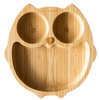 Ecorascals Miseczka Bambusowa Sowa z Przyssawką  Zielony
