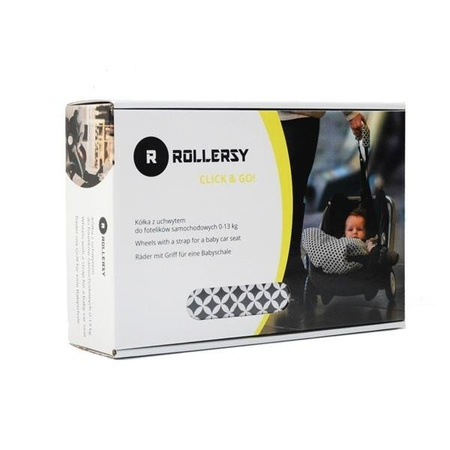 Rollersy Adaptery z Kółkami do Fotelików Samochodowych Basic